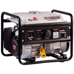 Gerador de Energia à Gasolina 1,0 KVA Partida Manual com Carregador de Bateria TG1200CXH TOYAMA