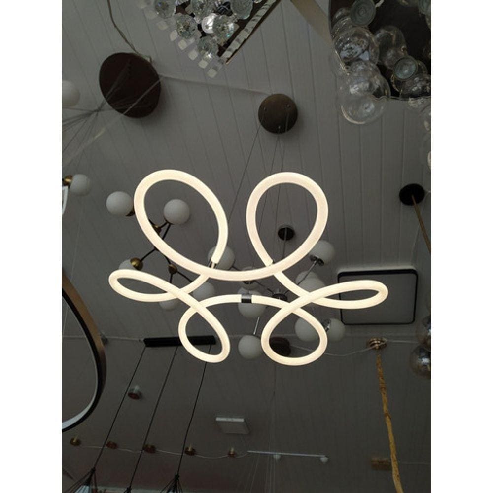 Pendente Cromado Led Moderno