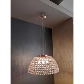 Pendente Rose Gold Em Cristal K9