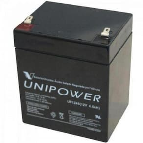 Bateria Estacionária Selada 12V/4,5A Vrla Up1245 Unipower