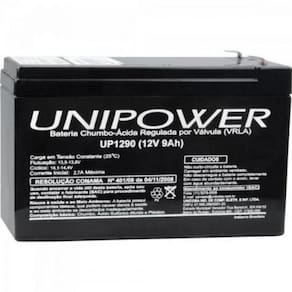 Bateria Estacionária Selada 12V/9A Vrla Up1290 Unipower