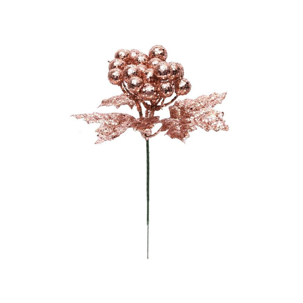 Pick Natalino C/frutas Rose Gold 1un 20x8x6cm 1922501