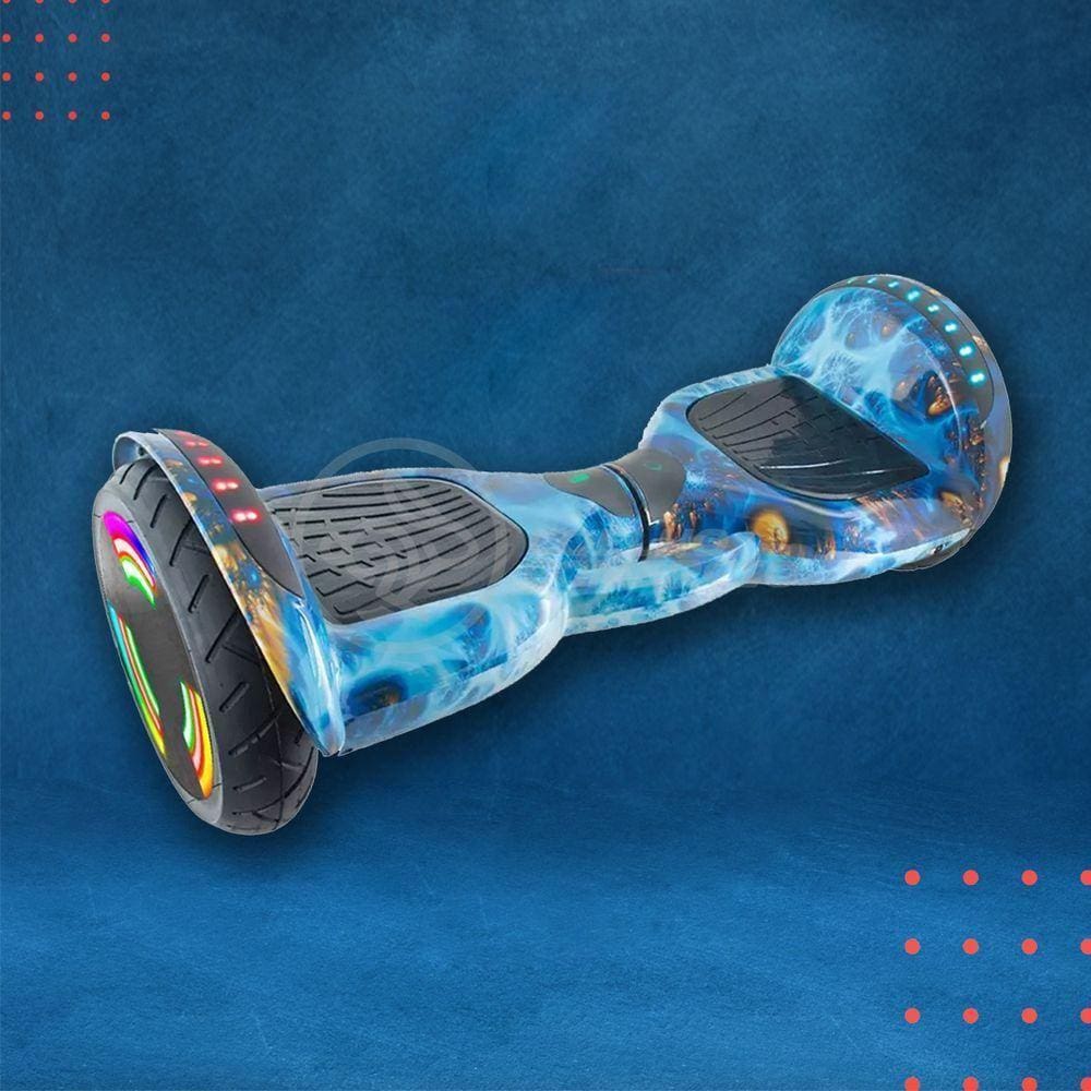 Hoverboard Infantil Skate Elétrico Led Azul Oceano