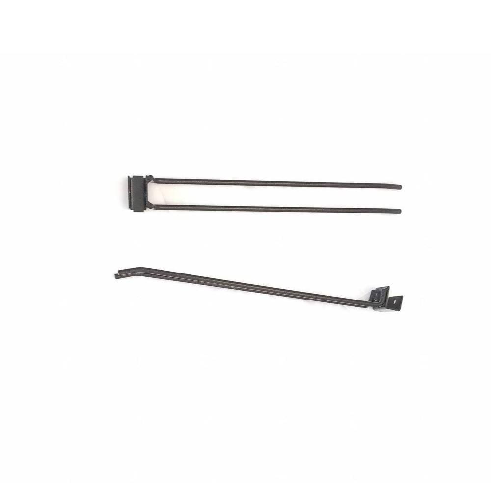 Gancheira Dupla Vassoureiro Lx 40 Gondola Amapa Preto Kit10