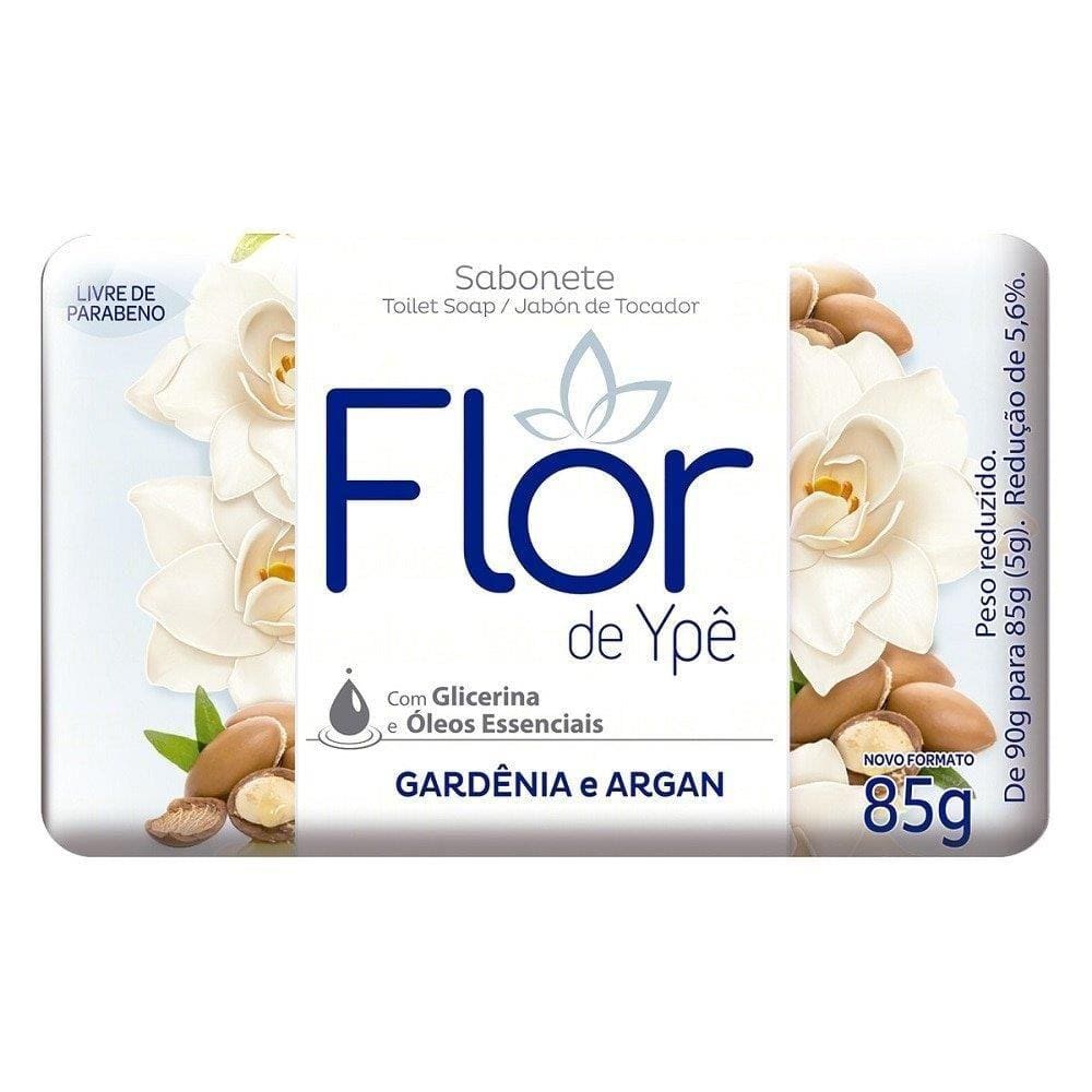Sabonete Ypê Gardênia e Argan 85g Embalagem com 12 Unidades
