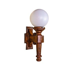 Aplique Juart Luminária Jardim Tocheiro Ferro Fundido