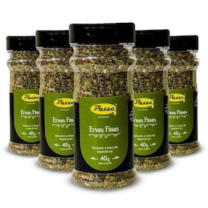 Kit 5 Tempero Ervas Finas Pazze 40G