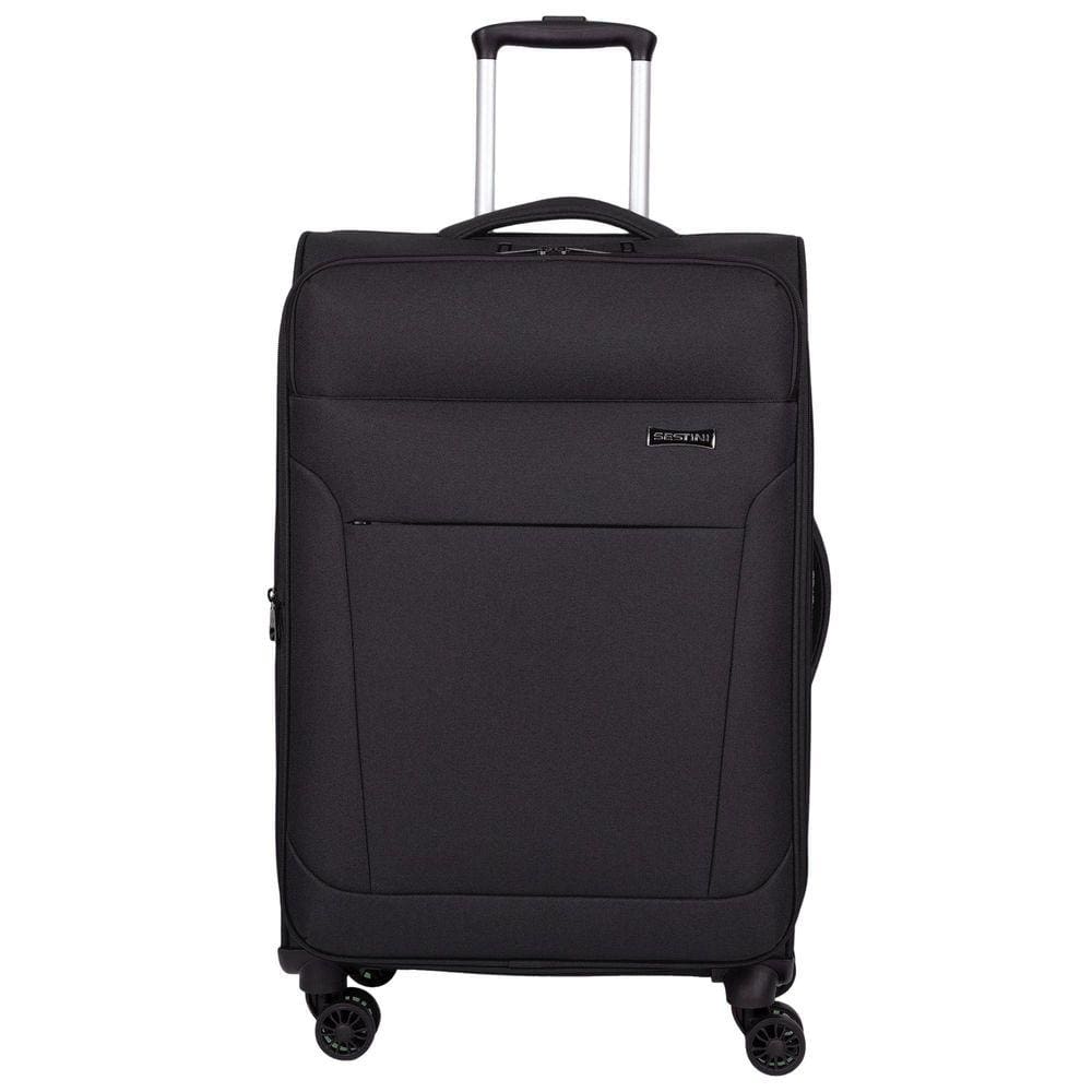 Mala Média 360° Ultralight Plus Preto 61 cm