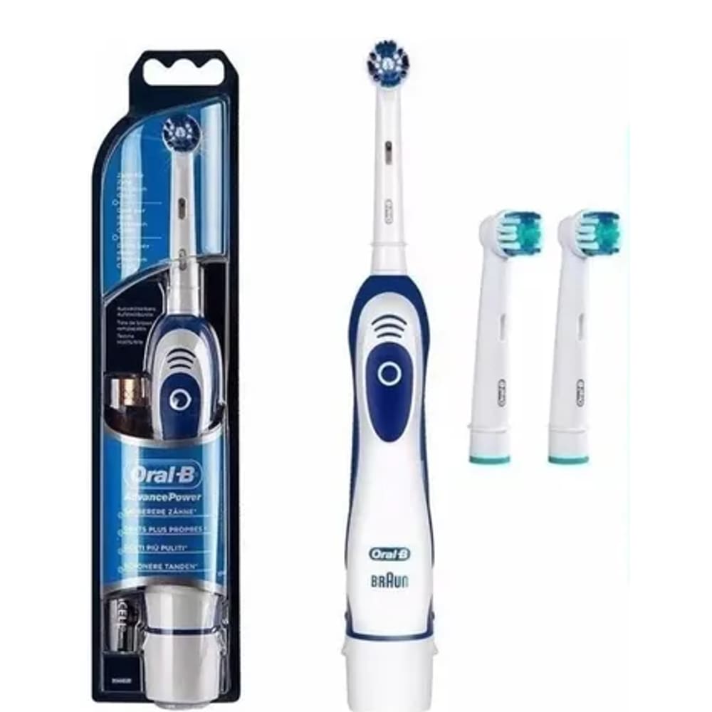 Escova Elétrica Oral B. Com 2 Pilhas mais 2 Refis