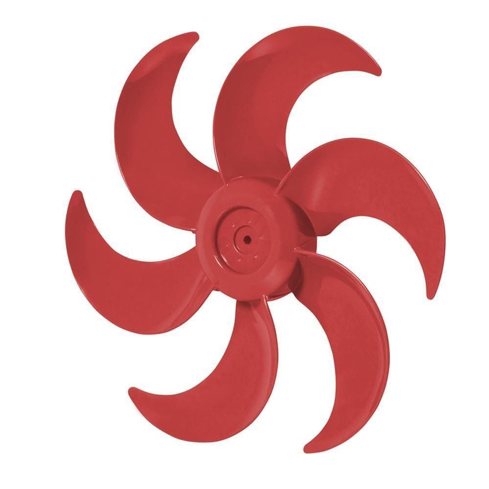 Hélice Do Ventilador De 40Cm 6 Pás Vermelha Mondial