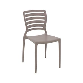 Cadeira Sofia Camurça Encosto Vazado Horizontal 92237/310