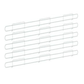Anteparo Frontal Amapa 078 Branco Para Bandeja Ponta Kit 5