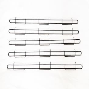 Anteparo Frontal Amapa 092 Preto P/ Bandeja Gondola Kit 20