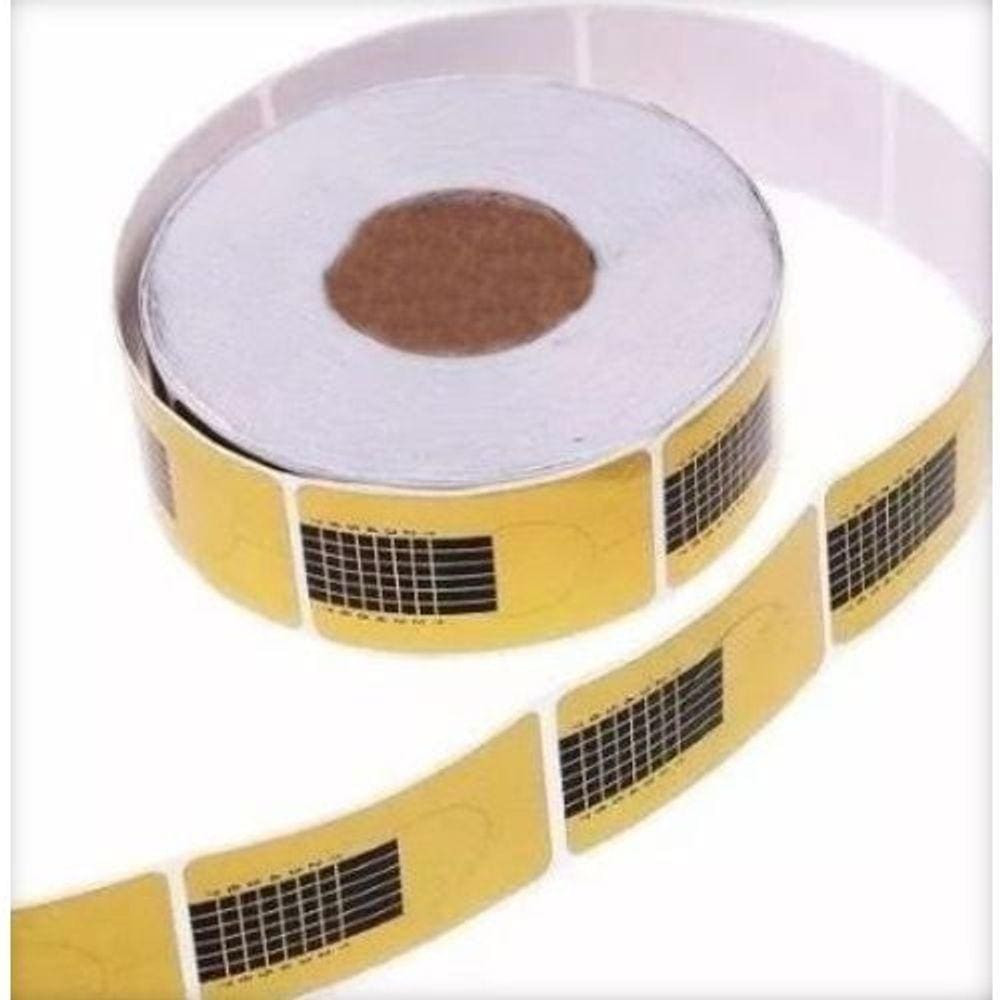 500 Moldes Adesivos De Papel Para Unha De Porcelana