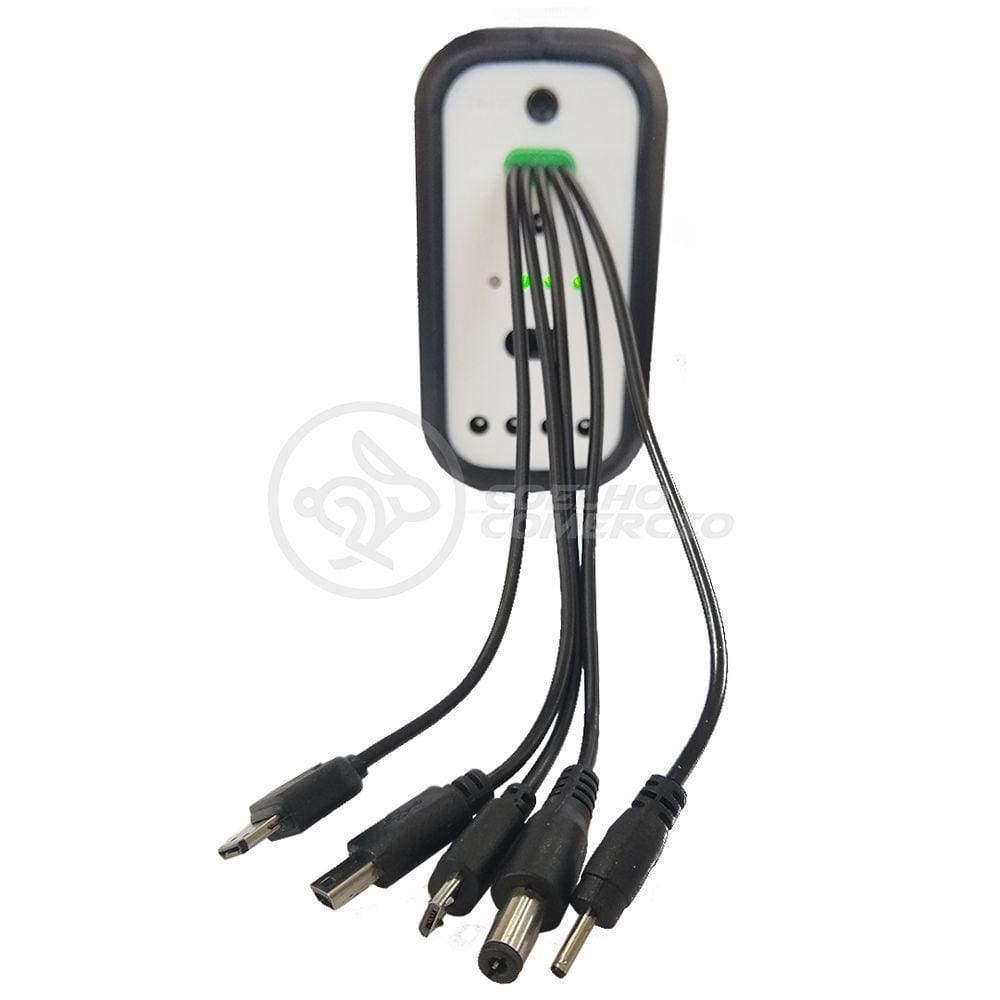 Kit Lanterna Placa Solar Carregador Portatil Emergência