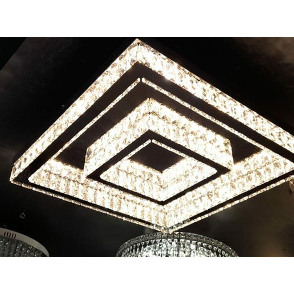 Paflon Cristal Quadrado Led