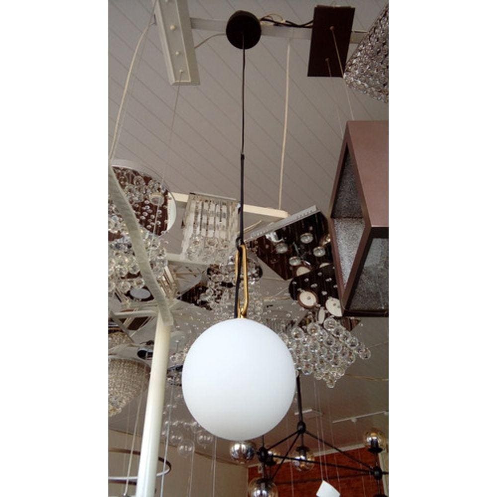 Pendente Bola Led Moderno Dourado