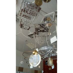 Pendente Moderno Cristal Dourado