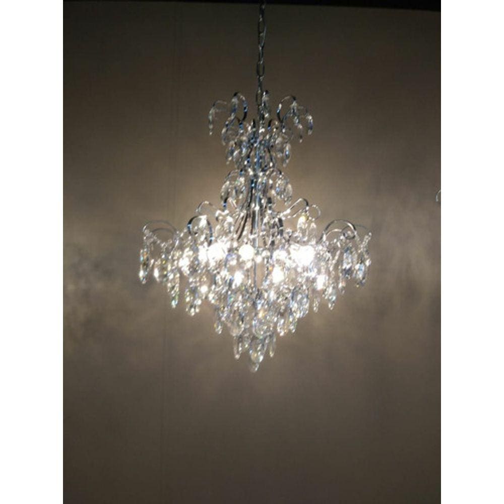 Pendente Cristal K9 Cromado