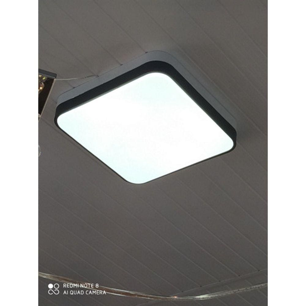 Paflon De Led 36w Preto E Branco 40x40