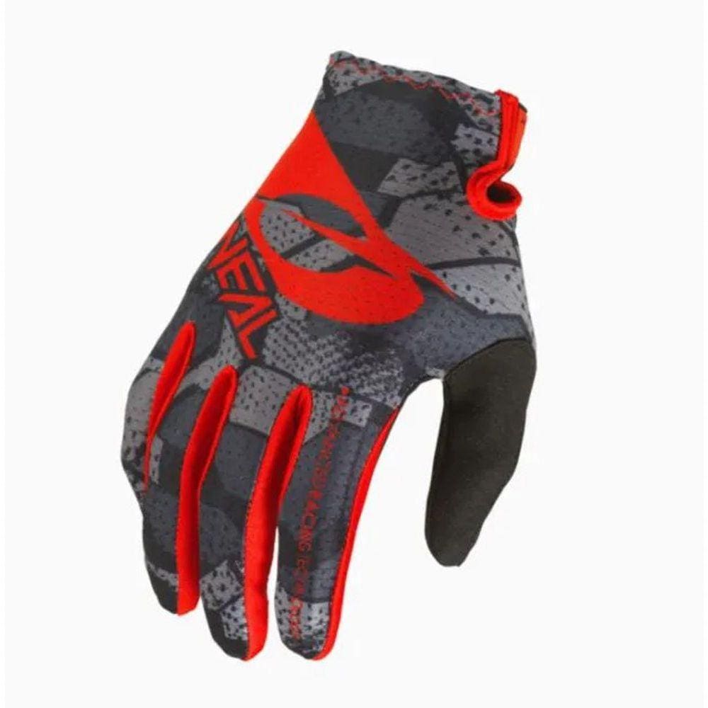 Luva Oneal Matrix Camo Preto/vermelho Tamanho: Gg