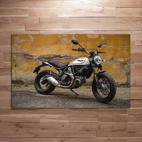 Placa decorativa - Moto Grau