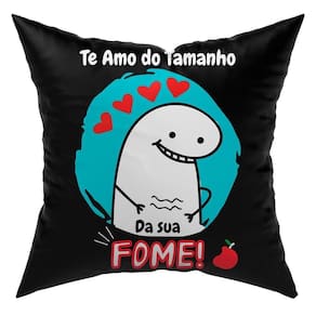 Capa De Almofada Avulsa 45Cm X 45Cm Tamanho Da Sua Fome