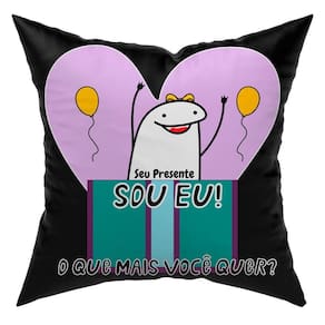 Capa De Almofada Avulsa C/ Frases 45Cm X 45Cm Seu Presente