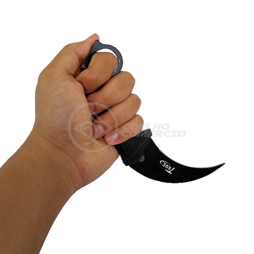 Knife Black Karambit Preto Inox Counter Strike