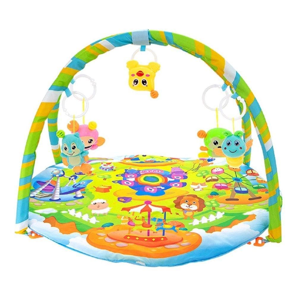 Tapete de Atividades Baby Para Bebê Infantil com Chocalho Colorido