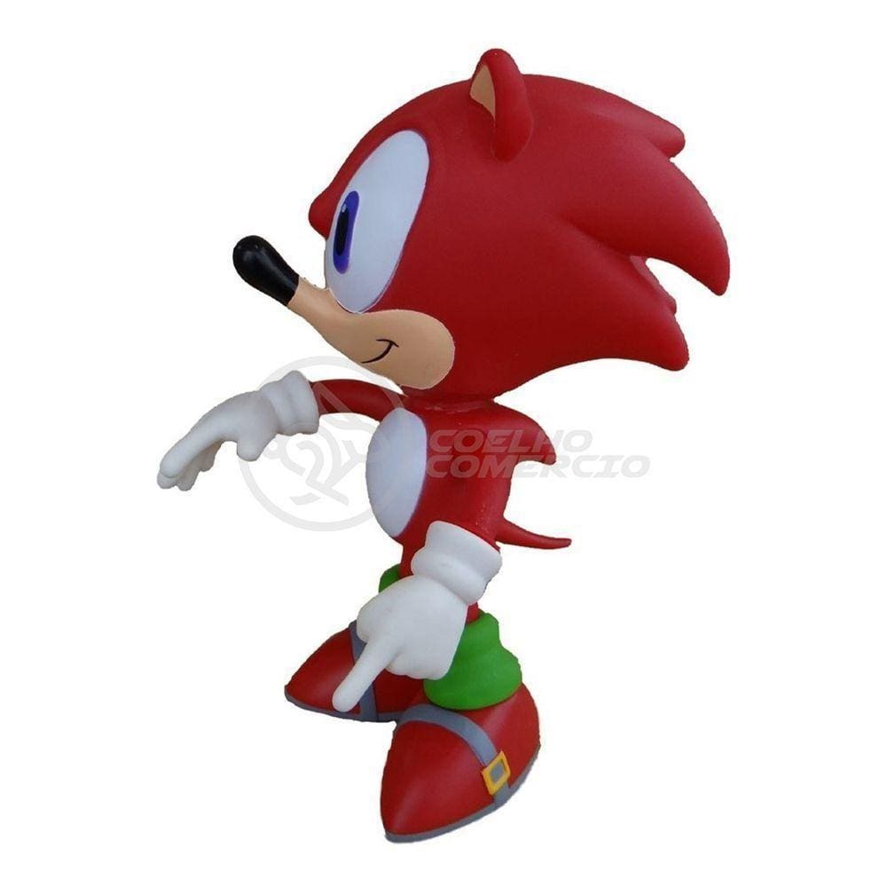 Boneco Action Figure Sonic Red Vermelho 23cm Sonic