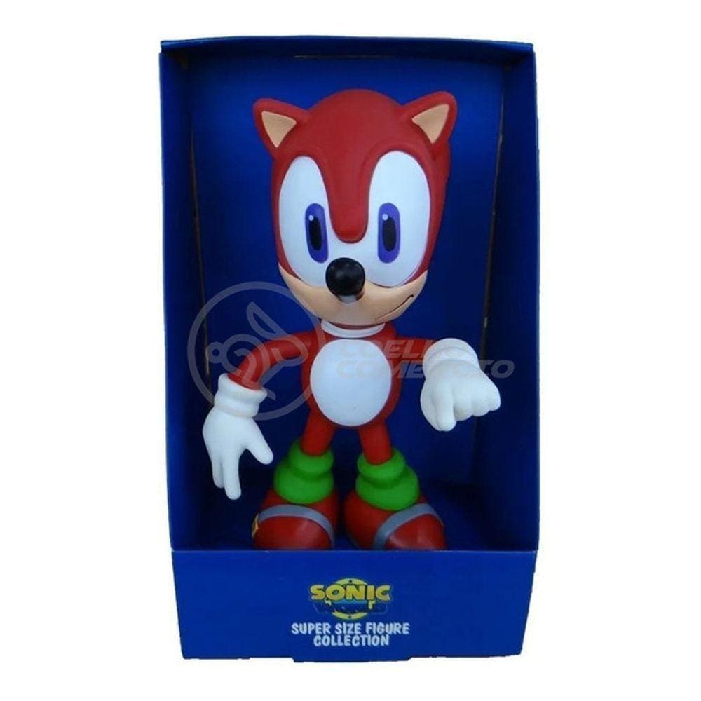 Boneco Action Figure Sonic Red Vermelho 23cm Sonic
