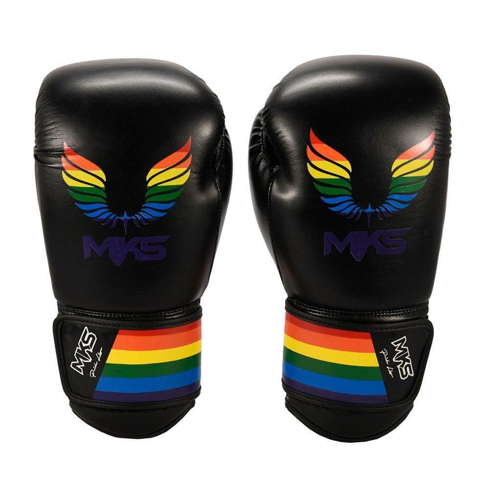 Luva De Boxe Muay Thai Mks Energy Pride Line - 2 Opções De Cores 14 Oz