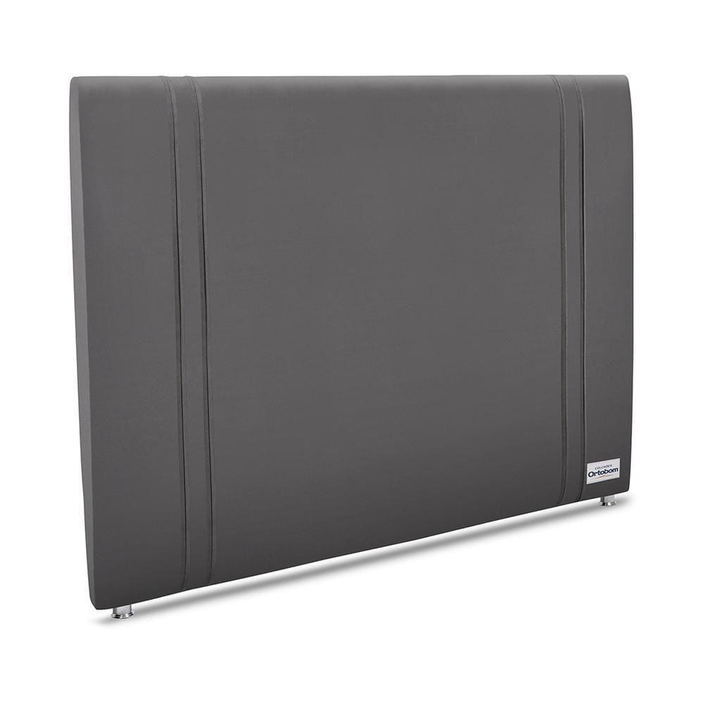 Cabeceira Tamisa Veluto Cinza King 8x188x125 Camurça