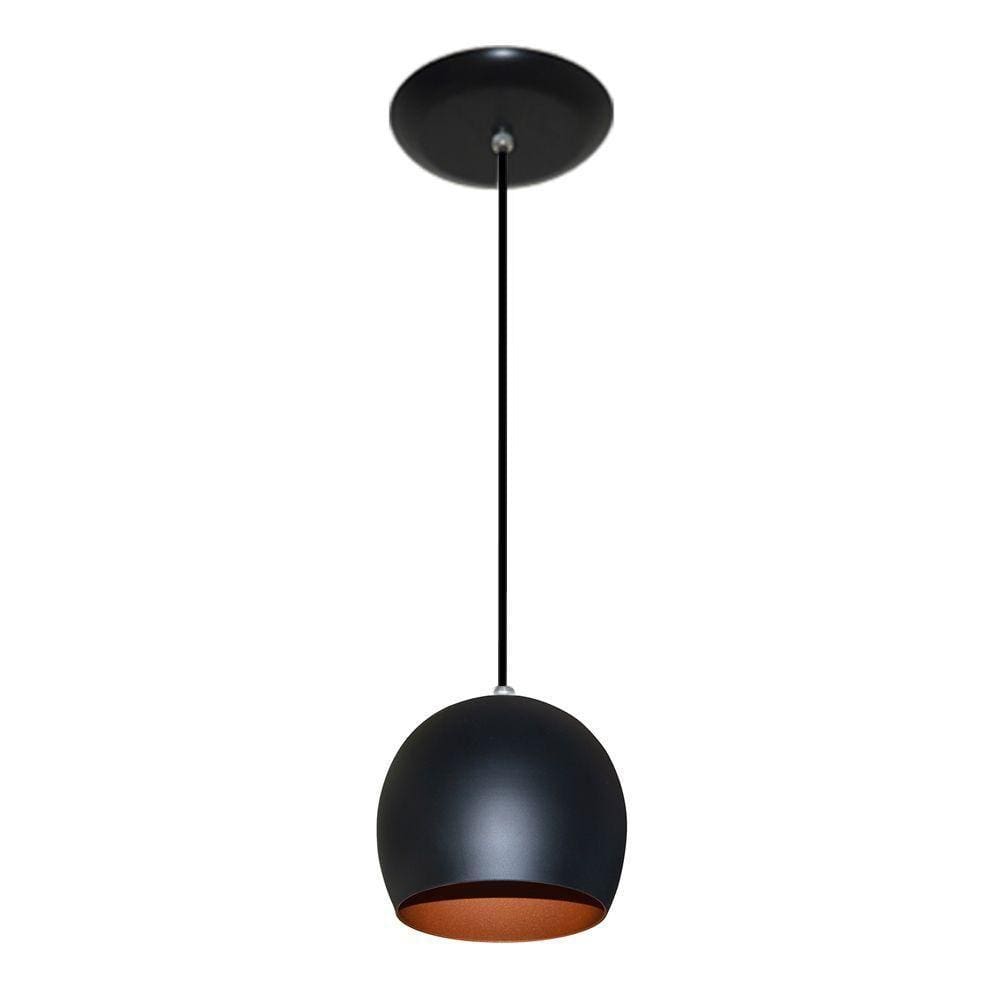 Luminaria Colorida Varias Cores Cor Preto Com Cobre
