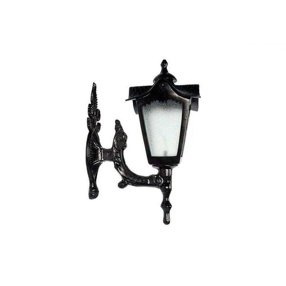 Luminária Colonial Madri Menor Com Braço Em Alumínio 45Cm