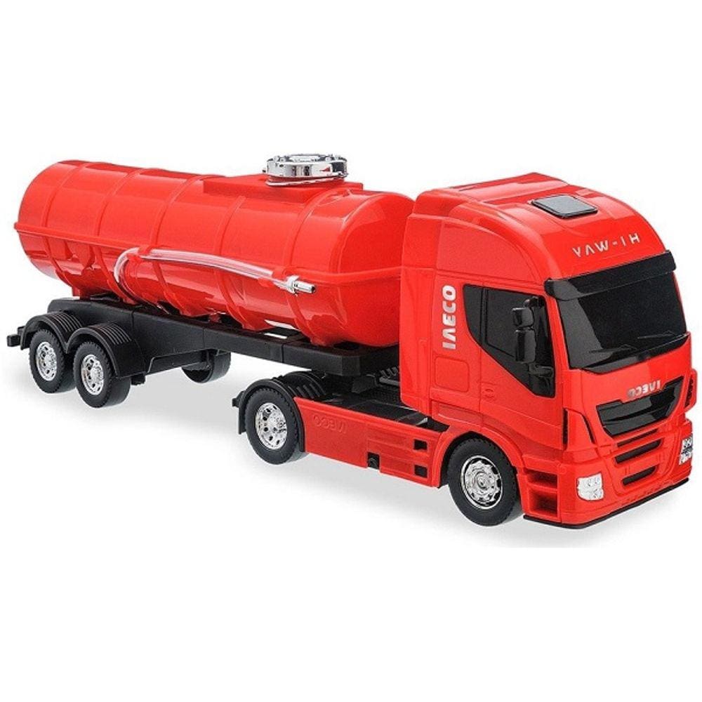Caminhao Tanque Iveco HI-WAY Vermelho Usual Brinquedos 340