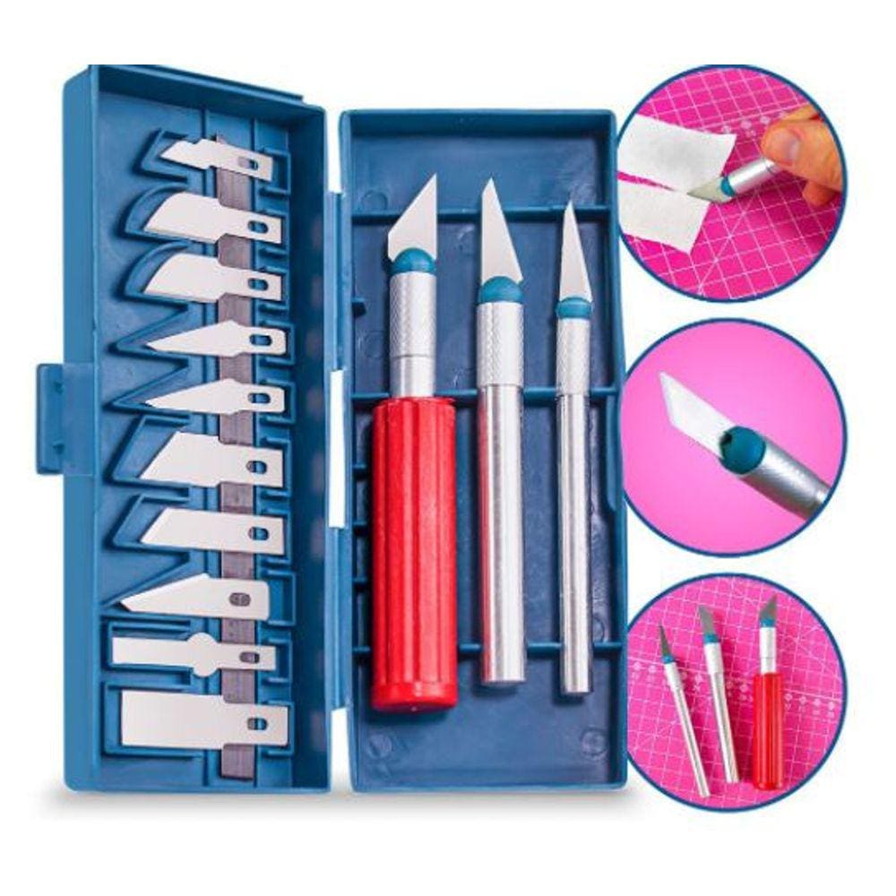 Estilete de Precisão - Kit com 13 peças