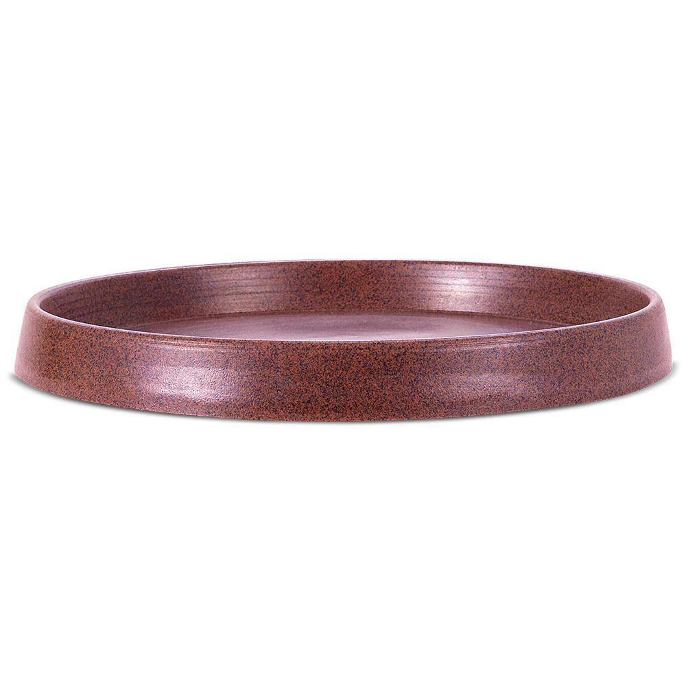 Prato para Vaso de Planta Redondo Café 24cm Afort