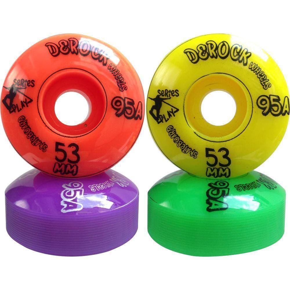 Roda De Skate Derock 53mm 95a Series Play