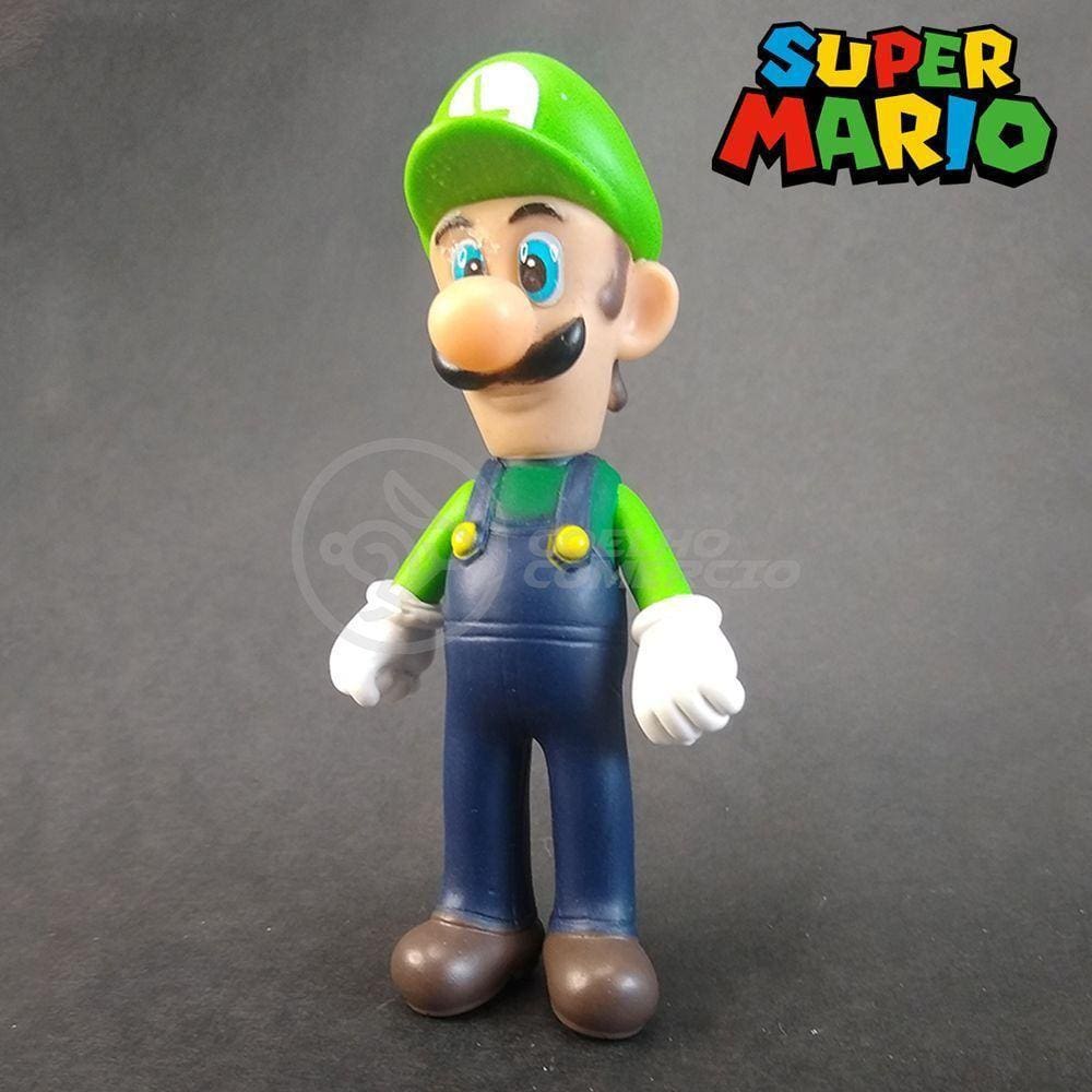 Kit Boneco Colecion. Luigi Super Mario 13Cm + Caneca