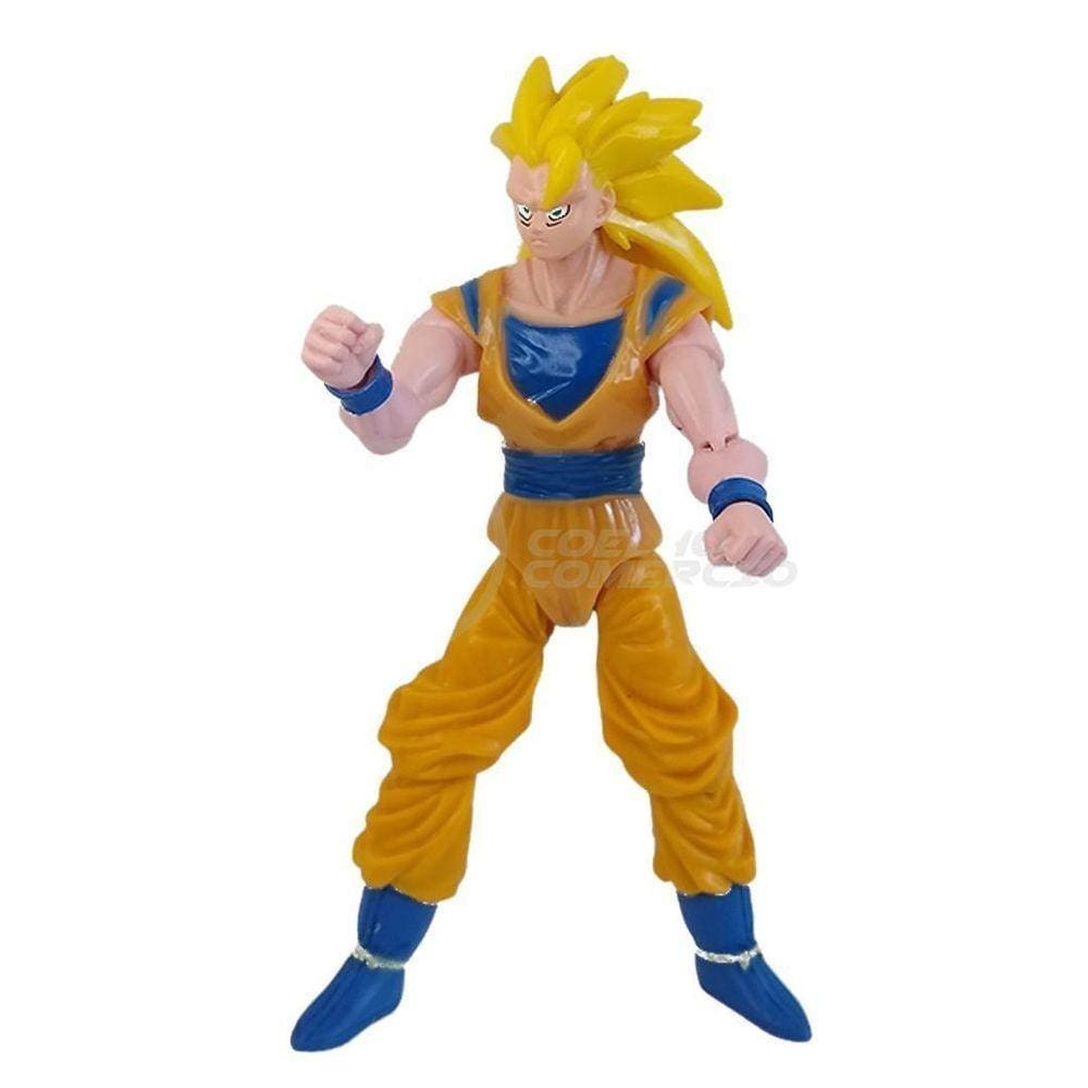 Boneco Articulado 14cm Action Figure Goku Ssj Dragon Ball Z