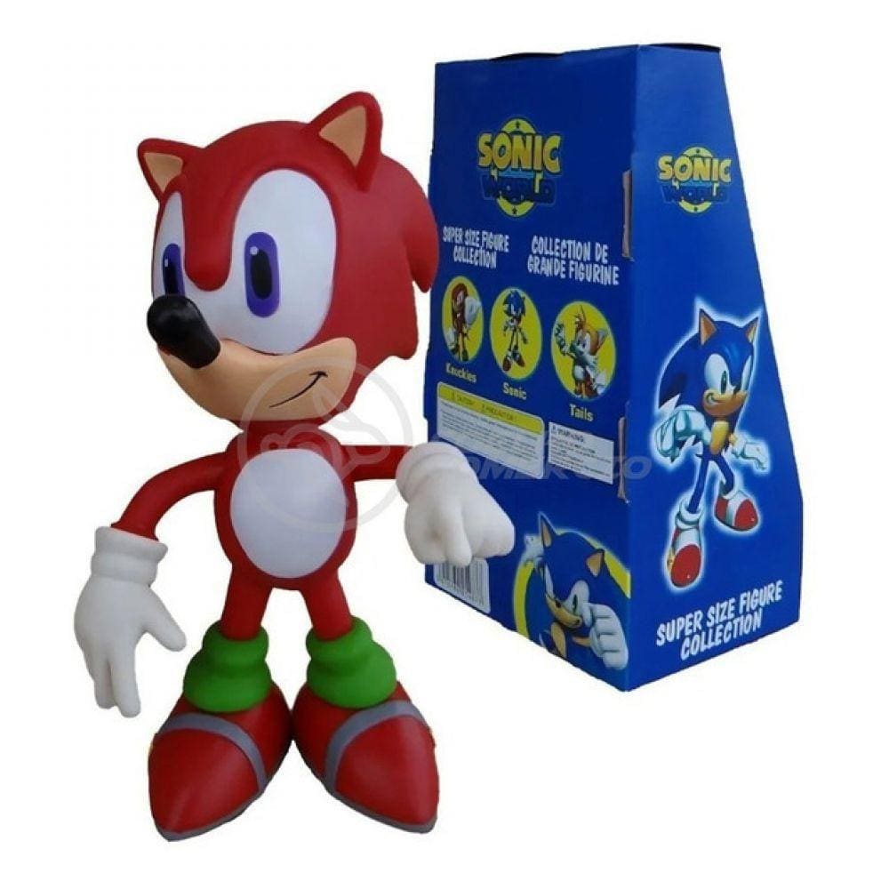 Boneco Action Figure Knuckles The Echidna Articulado 23cm