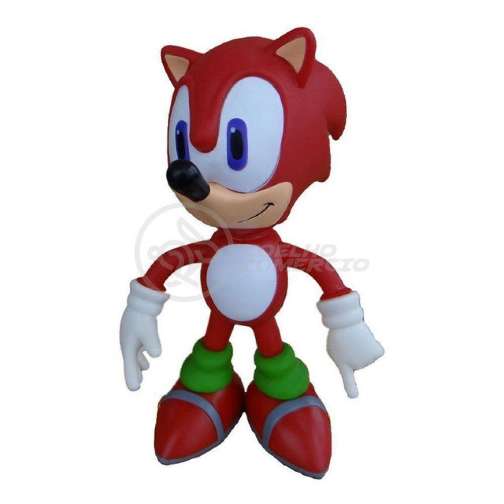 Boneco Action Figure Knuckles The Echidna Articulado 23cm