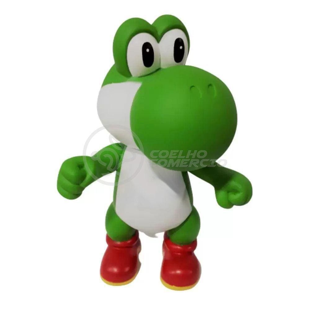Boneco Action Figure Yoshi Grande Super Size 26Cm - Mario