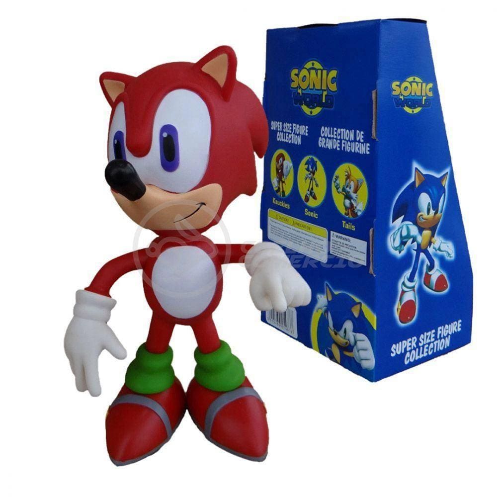 Boneco Action Figure Knuckles The Echidna Articulado 23cm