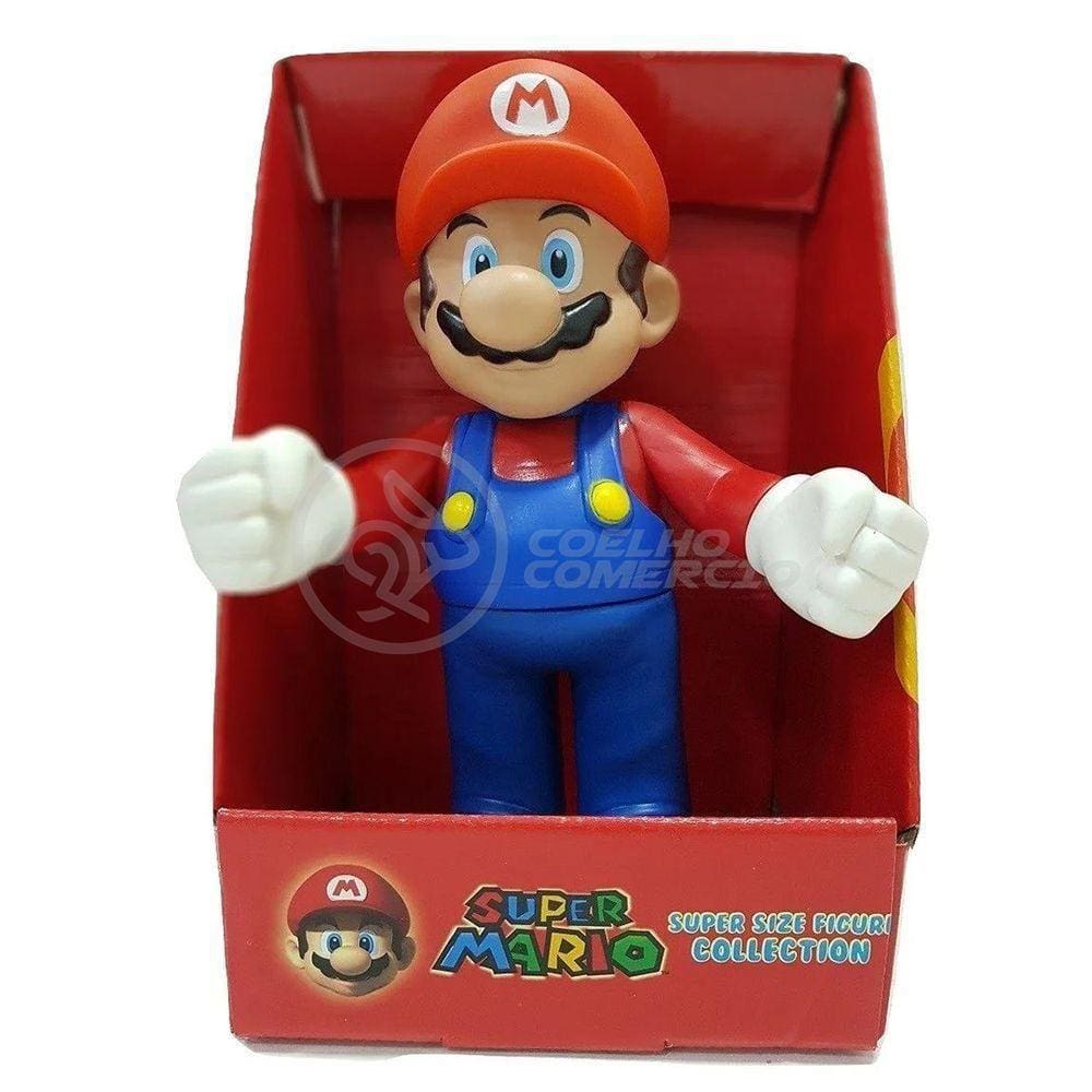 Boneco Action Figure Mario Colecion. 23Cm - Super Mario