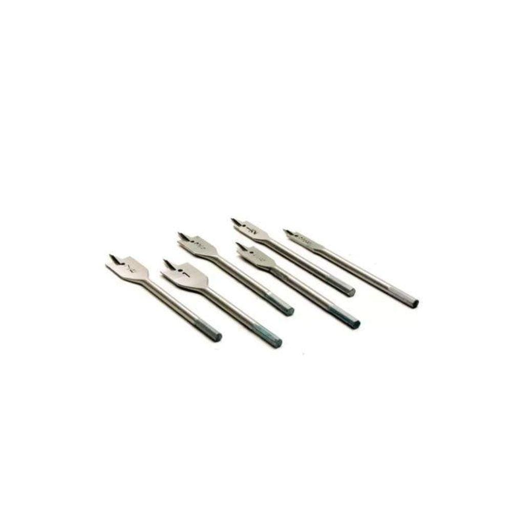 Jogo De Brocas Chata 6 Peças Titanium 4665