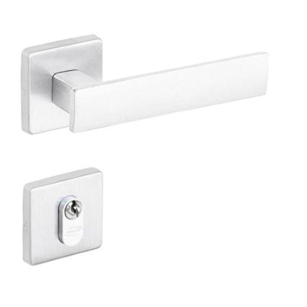 Fechadura Externa Metro Light - 55Mm - Cromo Acetinado Imab