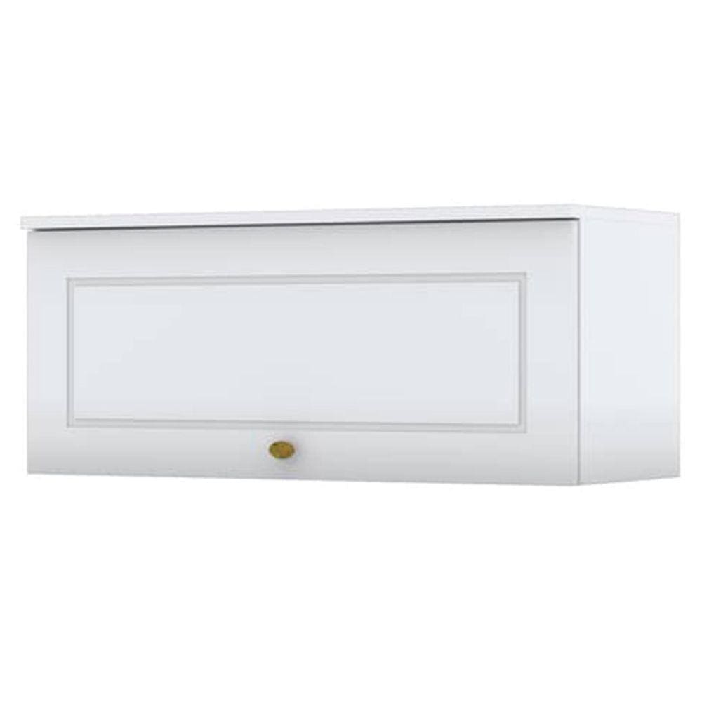Armário Aéreo Cozinha Nova York 1 Porta Branco Hp - Henn